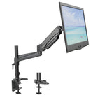 ShoppingAll SA-GA12 Adjustable Single Gas Spring Monitor Mount Desk Stand for 15"-32" Monitor - Black-Hold one 15"-32" monitor, The arm holds up to 17.6lb/8kg monitor with 75mm x75mm or 100mm x 100mm VESA mounting hole