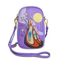 Oscardo Gifts from Creator by Emily Kewageshig Phone Bag-Authentic Indigenous Art Designs - Showcases Indigenous art design by First Nations, Inuit, and Métis artists from across Canada, celebrating culture, creativity, and storytelling