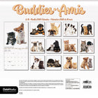 DateWorks 2026 16-Month Wall Calendar - 12" x 12" - Buddies - Bilingual-13 High Quality Images printed on Premium Paper
