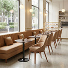 Zuo Ayr Dining Chair - Tan - Set of 2-Dimensions: 25.2" L x 22.2" W x 34.6" H