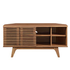 Modway Render 46" Corner TV Stand - Walnut-Assembly Required