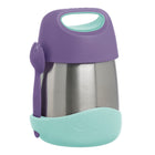 b.box - Insulated Food Jar - 335ml - Lilac Pop-Stainless steel interior resists stains and odors.