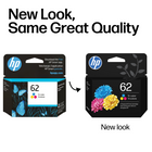 HP 62 Tri-Color Original Ink Cartridge (C2P06AN)-HP Printer compatibility: HP ENVY 5540, 5542, 5544, 5545, 5640, 5642, 5643, 5660, 5665, 7640, 7645. HP Officejet 5740, 5741, 5742, 5743, 5744, 5745, 5746, 8040