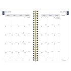 Blueline 13 Months Weekly/Monthly Academic Planner - July to July - 8" H x 5" W - Splash Design - Bilingual-Includes reference calendars