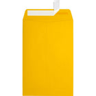 Jam Paper 80 lb Open End Envelopes - 6" H x 9" W - Sunflower Yellow - 50 Pack-Open-end envelopes: These open-end 6” x 9” catalog envelopes are the vertical version of our popular Booklet Envelopes. Use them to send business letters, confidential documents, large photos, folders, and so much more. The rectangular flap is on the short side, helping to keep things organized and from falling out after opening
