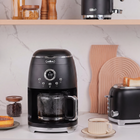 Salton NuRetro Digital 12 Cup Coffee Maker - Midnight Black-Curate your kitchen with other matching products in the Salton NuRetro collection!