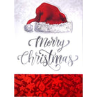 Rosedale Gold General Christmas Greeting Cards/Envelopes - 5-1/2" x 8" - Santa Hat - 6 Pack-Card shop quality greeting cards