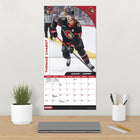 DateWorks 2026 16-Month Wall Calendar - 12" x 12" - Ottawa Senators - Bilingual-Features monthly pages for January to December 2026, as well as the last 4 months of 2025