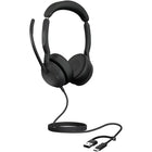 Jabra Evolve2 50 Stereo Wired USB-C/A and Bluetooth Headset - Teams-Fast plug-and-play and dual connectivity