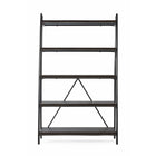 Gry Mattr Live Edge Bookshelf - Black Walnut-Manufactured live edge shelves with solid metal frame