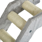 PawHut 5-Piece Cat Wall Shelf Set with Scratching Post and Ladder - Light Grey-Supported cats up to 10 lbs. (5 kg): 