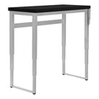 Monarch Specialties 7684 48" Computer Desk - Black/Adj.Height/ Silver Metal-6