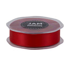 JAM Paper Double Faced Satin Ribbon - 7/8" W x 25 yd. - Red-Our decorative ribbon is made from the highest quality double-faced satin, which features a smooth finish!