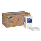 Tork Beverage Napkin - 9.38" x 9.38" - 1/4-Fold - White - 500 Napkins/Pack - 8 Pack-Meets the basic needs of customers, offering good value for money and low maintenance.