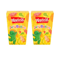 Maynards Bassetts Jelly Babies Carton 400g (2 pack)-Fruit flavoured
