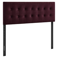 Modway Emily Stain-Resistant Performance Velvet King Size Headboard - Mulberry-Stain-Resistant Performance Velvet