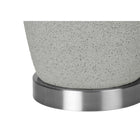 Monarch Specialties 25" H Table Lamp - Grey Ceramic / Grey Shade-Minor assembly is required with illustrated instructions included. confidently designed using durable materials, this lamp is backed with 2-year limited warranty against manufacturer's defects for your satisfaction