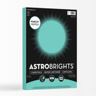 Astrobrights 65lb Cover Paper - 8.5" W x 11" H - Breezy Blue - 100 Sheets (91784)-Basis Weight: 65 lb./176 gsm