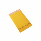 Crownhill Packaging Self-Adhesive Closure Mailers with Air Bubble Lining - Size 00 - Gold - 5" W x 10" L - 25 Pack-Size 00
