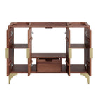 Modway Daylight 48" Single Sink Compatible Bathroom Vanity Cabinet - Walnut-Spacious Storage
