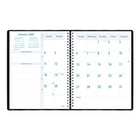 Blueline 2026 Timanager 13-Month 7-Day Weekly/Monthly Planner - 11" x 8-1/2" - Black - English-Each spread has boxes for daily priorities, phone calls, correspondence and personal notes