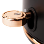 Haden Heritage 1.7 Liter Cordless Electric Kettle with Auto Shut-Off & Boil-Dry Protection - Black & Copper-With a boil time of 7 minutes and 25 seconds for 1.7L capacity it gets you your drink faster and saves you time in the kitchen