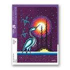 Oscardo James Jacko Crane Indigenous Art Puzzle - 1000 Pieces-1000 Piece Puzzle Featuring Indigenous Art - Showcasing authentic designs by First Nations, Inuit, and Métis artists from across Canada