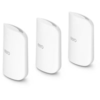 Amazon Eero Pro 7 Mesh Wi-Fi Router -Three eero Pro 7 supports 200+ devices and 6000 sq. ft. of coverage, so there’s no shortage of Wi-Fi 7 performance for your work and life.