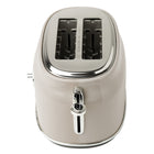 Haden Dorset 2-Slice Toaster - Putty Beige-Simplify post-cooking cleanup with cord storage underneath the toaster and a removable crumb tray