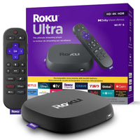 Roku Ultra 4K Streaming Player (2024)-Ultra-speedy streaming: Roku Ultra is 30% faster than any other Roku player, delivering a lightning-fast interface and apps that launch in a snap