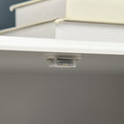 HOMCOM 31.5" L Kitchen Sideboard - White-The built-in adjustable shelves are built to suit different needs