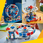 LEGO Creator Iconic Ferris Wheel-Each carnival ride model can be spun around