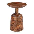 Zuo Kelk Side Table - Walnut-Colour: Walnut