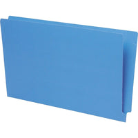 Pendaflex Reinforced Blue End-Tab File Folders - Legal Size - 50/Box-Assign separate colours to different categories within your shelf system