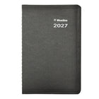 Blueline 2027 Net Zero Carbon Weekly Planner with Twin-Wire Binding - 8" x 5" - Assorted Colours - Bilingual-Weekday hourly appointment schedule from 7:00 a.m. to 6:00 p.m., Ruled spaces for Saturday and Sunday