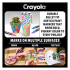 Crayola Bullet Tip Acrylic Paint Markers - 10 Pack-10
