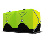 Outsunny 8-Person Insulated Ice Fishing Tent - Pop-up - for -22℉ - Green-Pop up ice tent, easy to set up and take down
