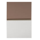 Gry Mattr Spiral Notebook - 8-1/2" x 11" - Lined - 80 Sheets - Tan-Contains 160 pages of 80 gsm FSC-certified paper