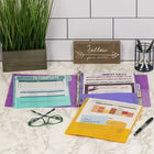 C-Line 5-Tab Index Dividers with Multi-Pockets - 8-1/2" x 11" - Bright Color Assortment - 3 Sets-Each divider features two pockets making it possible to organize pages, business cards and more