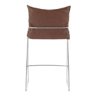 Zuo Pola Counter Stool - Brown-3 year limited warranty