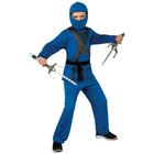 Rubies Ninja Kids Costume - Blue - Medium-Bring your favourite character or costume idea to life