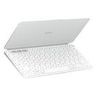 Logitech Keys-To-Go 2 Portable Bluetooth Tablet Keyboard with Built-in Cover - Pale Grey-The super slim, lightweight design of this portable Bluetooth keyboard makes it easy to pack and go - it’s the perfect companion to your tablet or other mobile device
