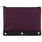 Staples Polyester 3-Ring Binder Pouch - Assorted Colours-Full-length nylon zipper closure for easy access