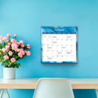 BrownTrout 2026 Hanging 18-Month Monthly Square Wire-O Calendar Sticker Sheet - Crackled Blush - 12" x 12" -Versatility - Ideal for hanging on the wall or for use on your desktop