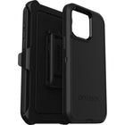 OtterBox Defender Case for iPhone 15 Pro Max 2023 - Black-Included holster does double duty as a belt clip or hands-free kickstand