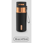 Contigo AutoSeal Insulated Stainless Steel Water Bottle with Carrying Strap - 16 oz (473 ml)-Removable strap: Comfort and convenience in one