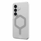 UAG Plyo Clear Cell Phone Case with Magnets for Galaxy S26 - Ice/Silver-Oversized Tactile Buttons