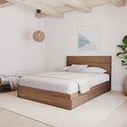 Nexera Panel Headboard - Queen Size - Walnut-5