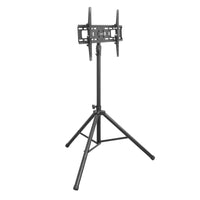 Mount-It! Heavy Duty Tripod TV Stand for 32 - 70" Screens - Black-MI-874 is compatible with VESA patterns from 200mm x 200mm to 600mm x 400mm and can hold up to 77 pounds