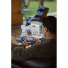 Clicks Keyboard Phone Case for iPhone 16 Pro - Surf-Supports wireless charging.